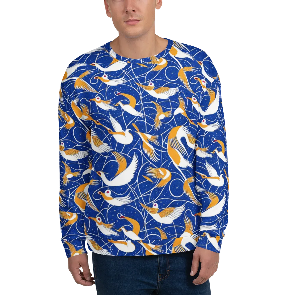 Saffron Flight on Sweatshirt — Front