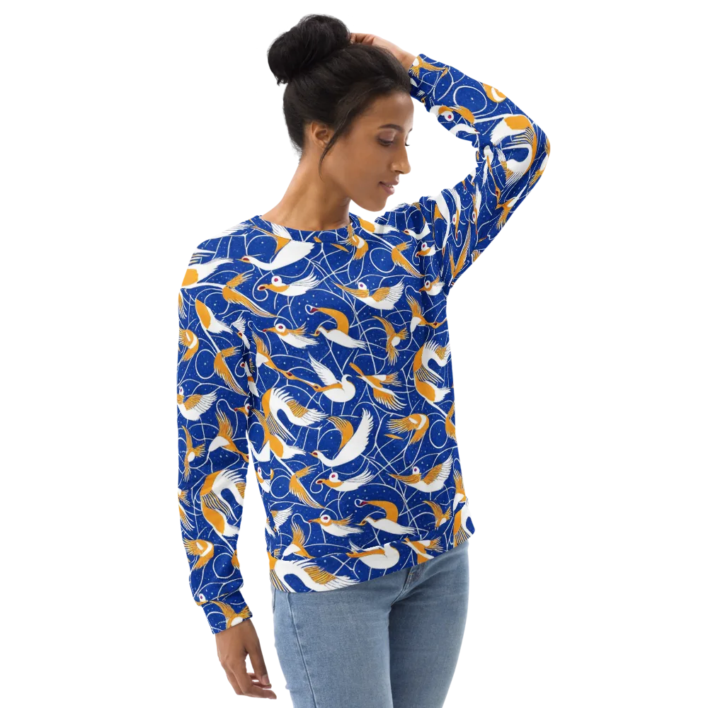 Saffron Flight on Sweatshirt — Right Front