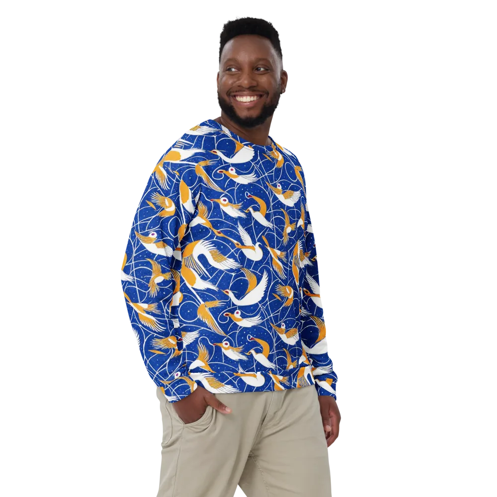 Saffron Flight on Sweatshirt — Front