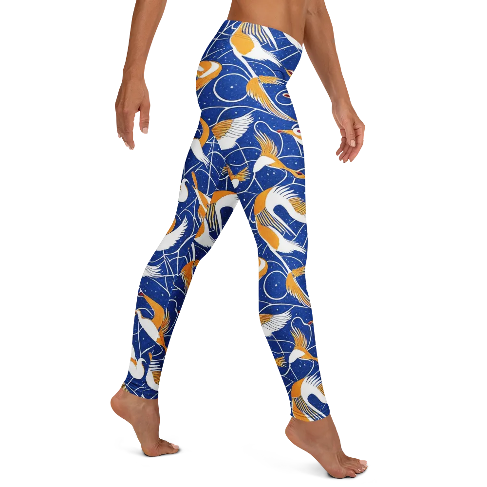 Saffron Flight on Leggings — Right