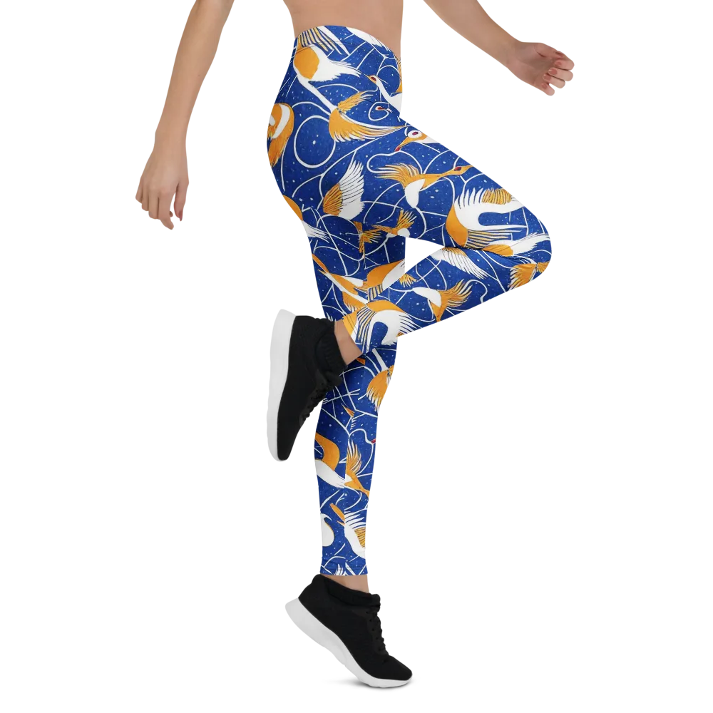 Saffron Flight on Leggings — Right