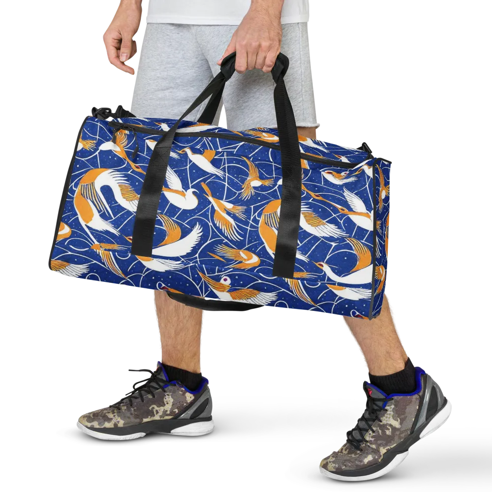 Saffron Flight on Duffle Bag — Front