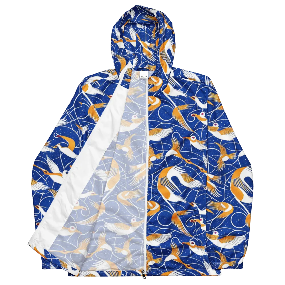Saffron Flight on Men's Windbreaker — Front