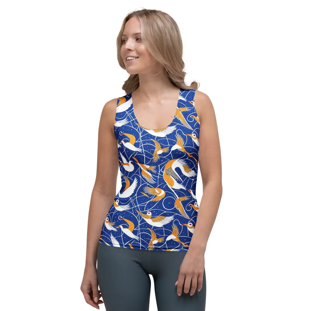 Saffron Flight on Women's Tank Top — Front