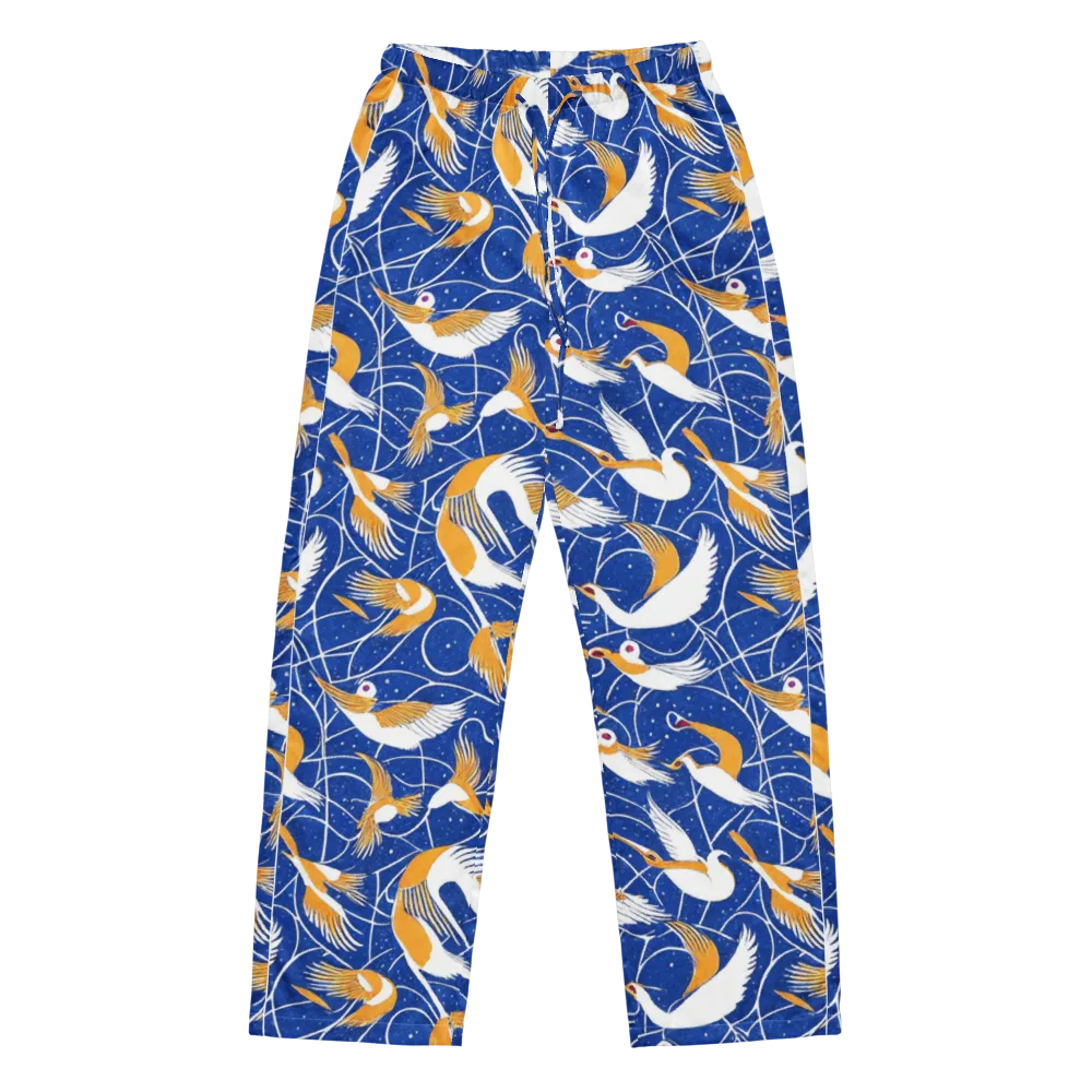Saffron Flight on Women's Pajama Pants — Front