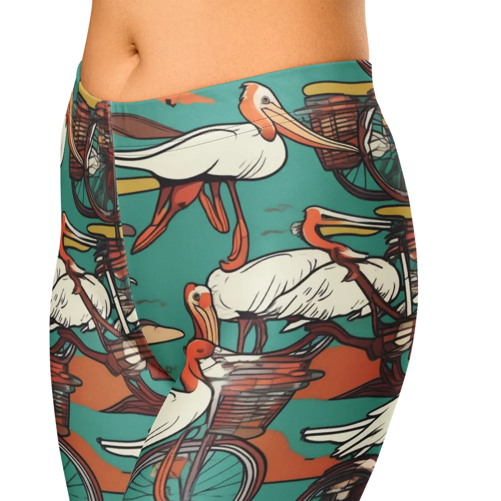 Tropicodrome on Capri Leggings — Zoomed-in