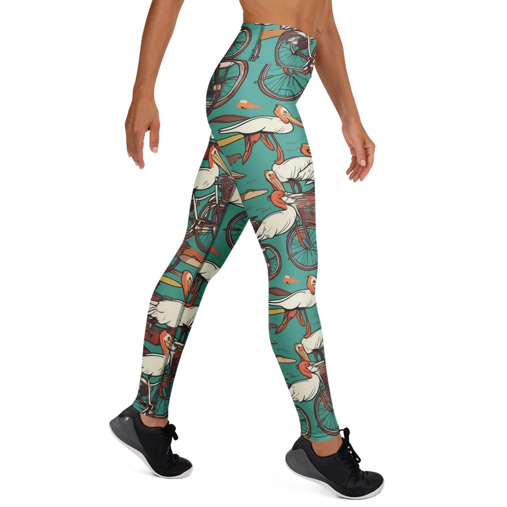 Tropicodrome on Yoga Leggings — Right