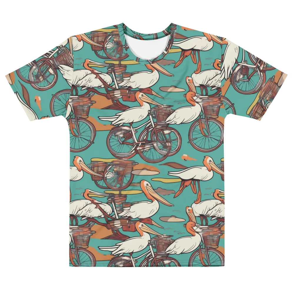 Tropicodrome on Men's Cotton Crew Neck T-Shirt — Front