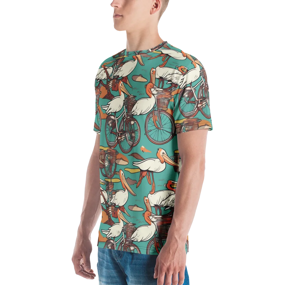 Tropicodrome on Men's Crew Neck T-Shirt — Left