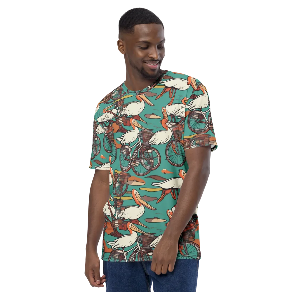 Tropicodrome on Men's Crew Neck T-Shirt — Left
