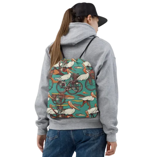 Tropicodrome on a Drawstring Bag