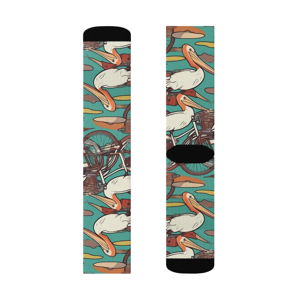 Tropicodrome on Socks — Right Sock