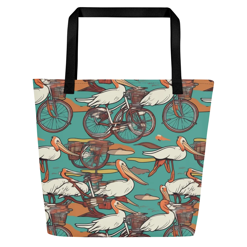 Tropicodrome on Large Tote Bag W/ Pocket — Front