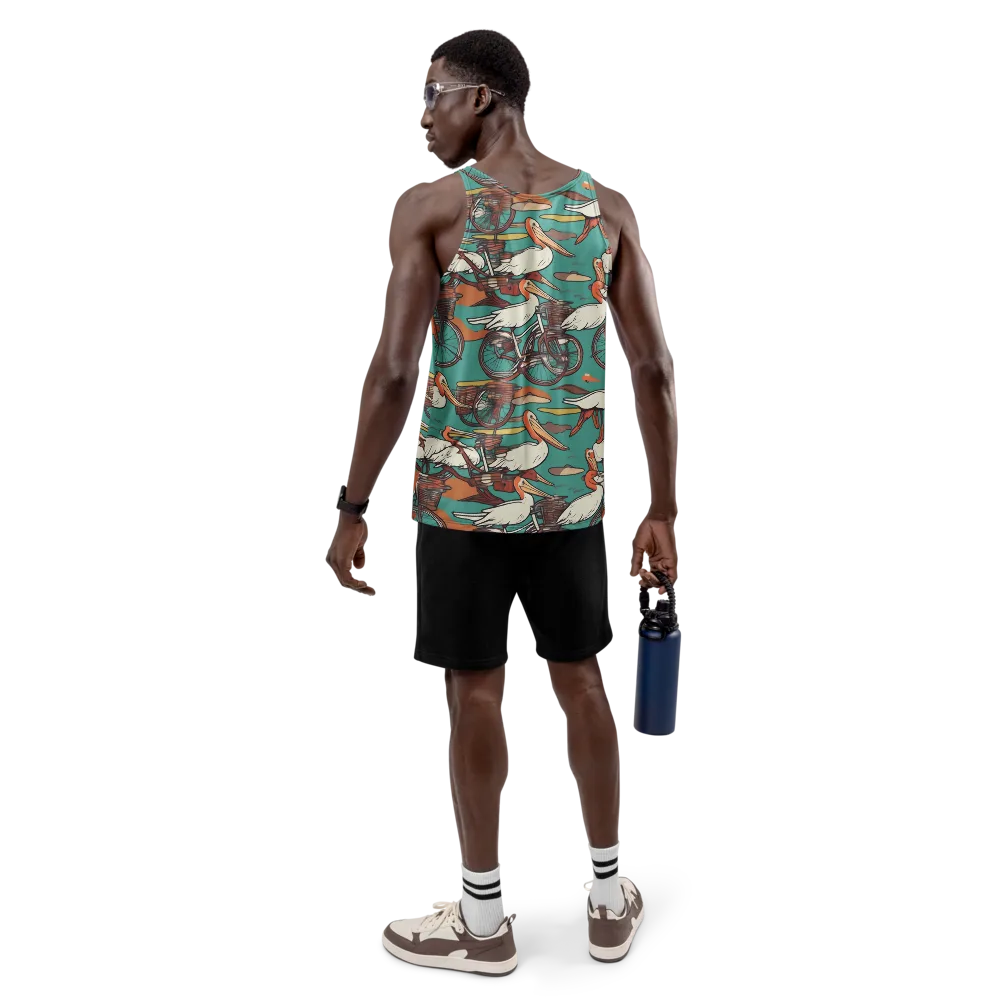 Tropicodrome on Men's Tank Top — Back