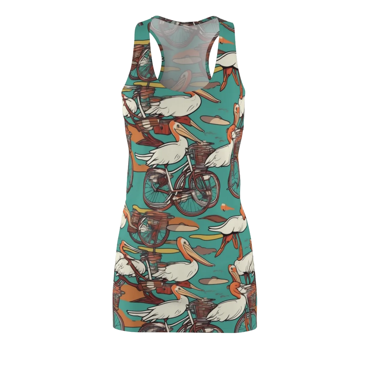 Tropicodrome on Racerback Dress — Front