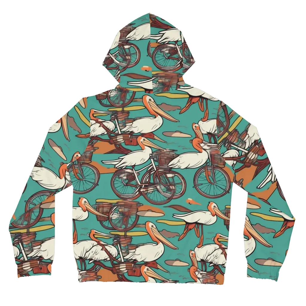 Tropicodrome on Women's Full-Zip Hoodie — Back