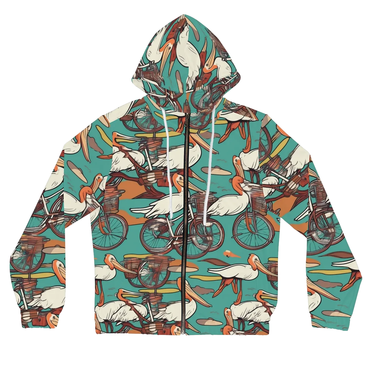 Tropicodrome on Women's Full-Zip Hoodie — Front