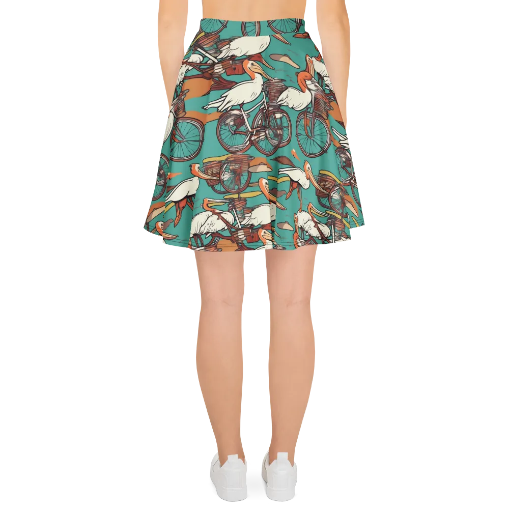 Tropicodrome on Skater Skirt — Back