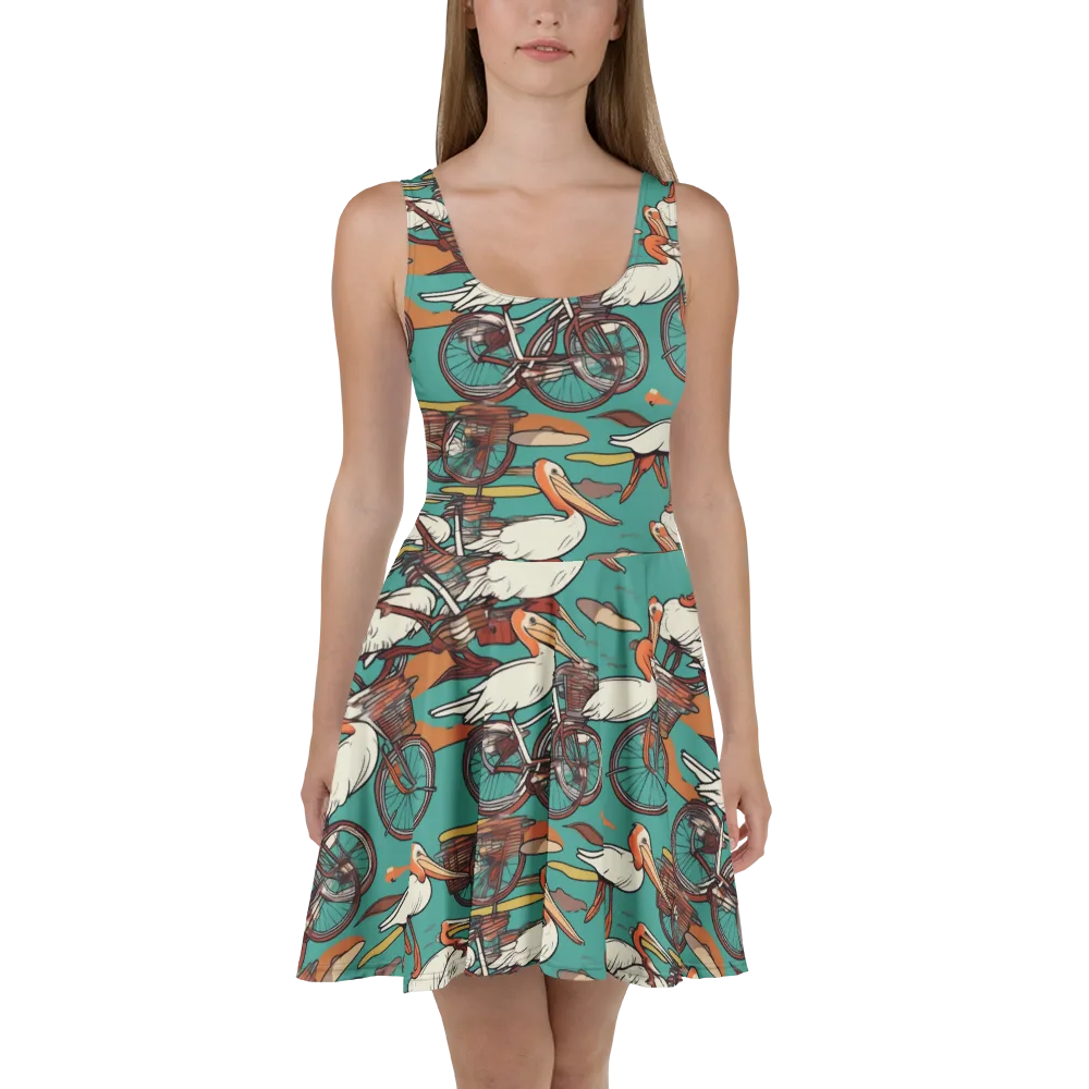 Tropicodrome on Skater Dress — Front