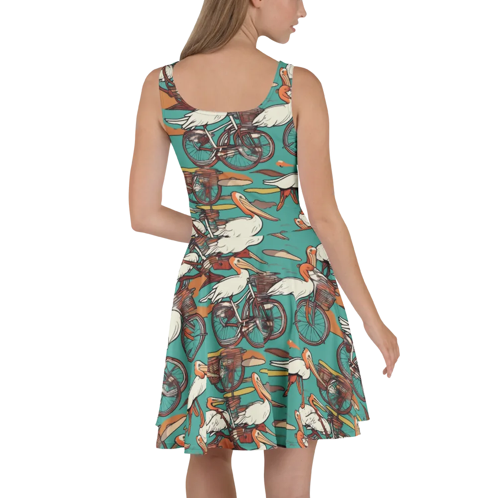 Tropicodrome on Skater Dress — Back