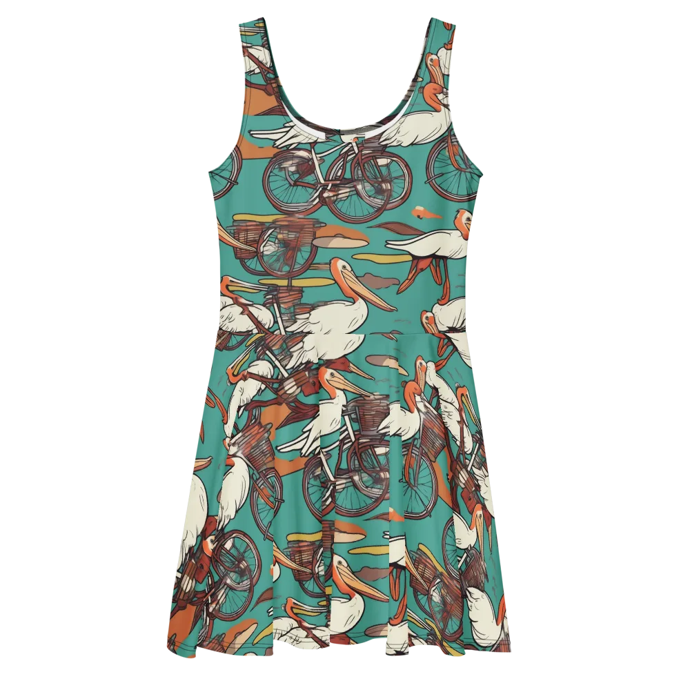 Tropicodrome on Skater Dress — Front