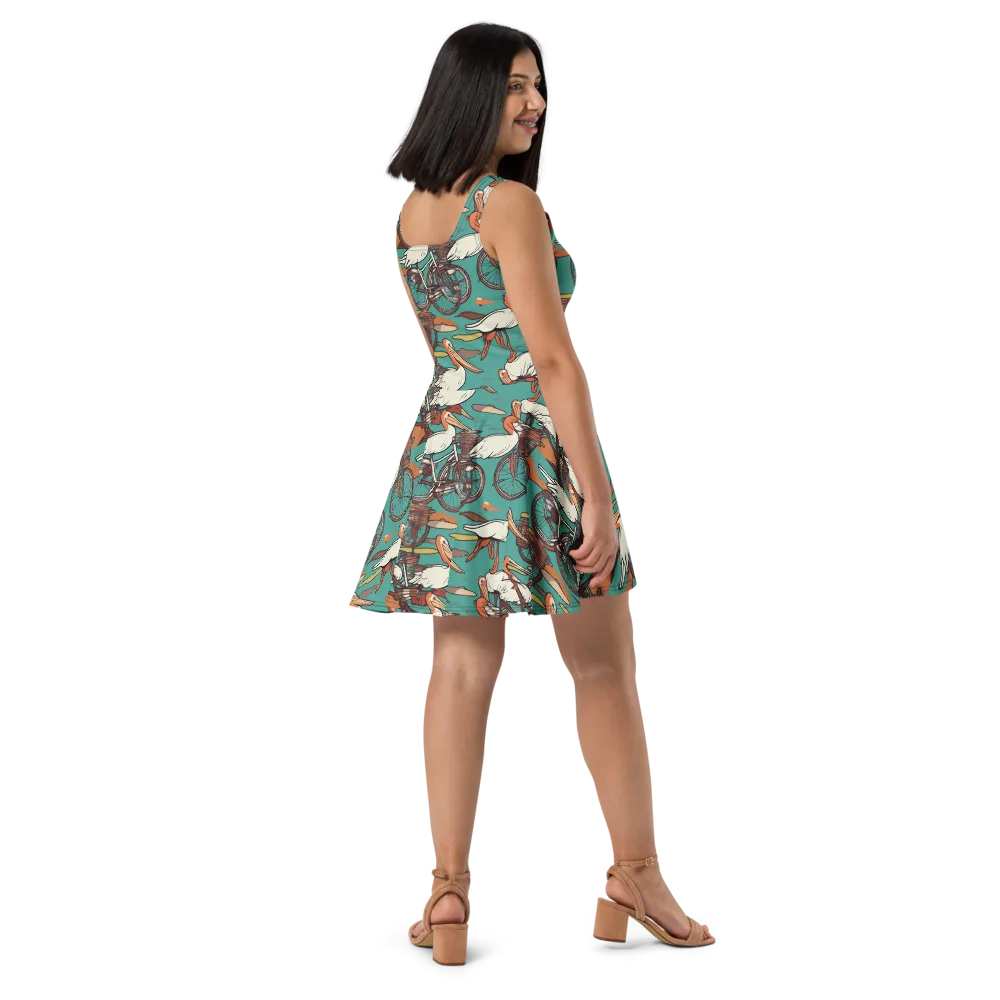 Tropicodrome on Skater Dress — Right
