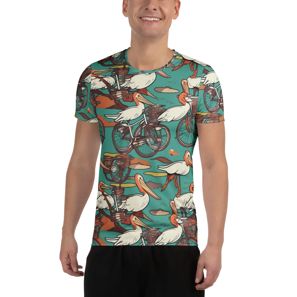 Tropicodrome on Men's Athletic T-Shirt — Front