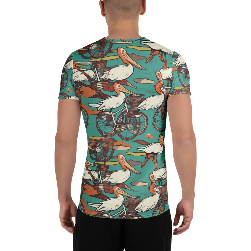 Tropicodrome on Men's Athletic T-Shirt — Back