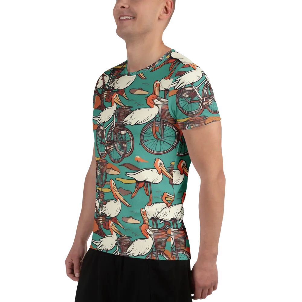 Tropicodrome on Men's Athletic T-Shirt — Left