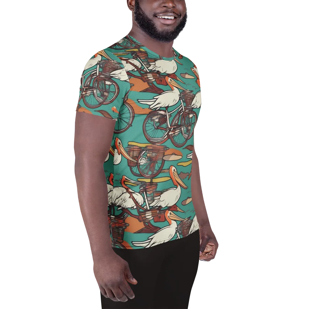 Tropicodrome on Men's Athletic T-Shirt — Right