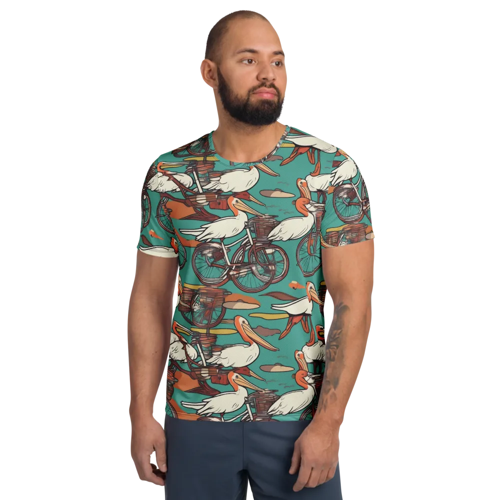 Tropicodrome on Men's Athletic T-Shirt — Front