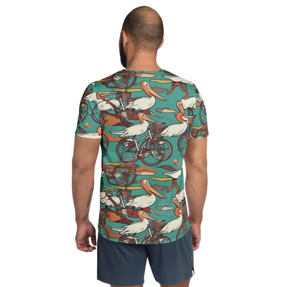 Tropicodrome on Men's Athletic T-Shirt — Back