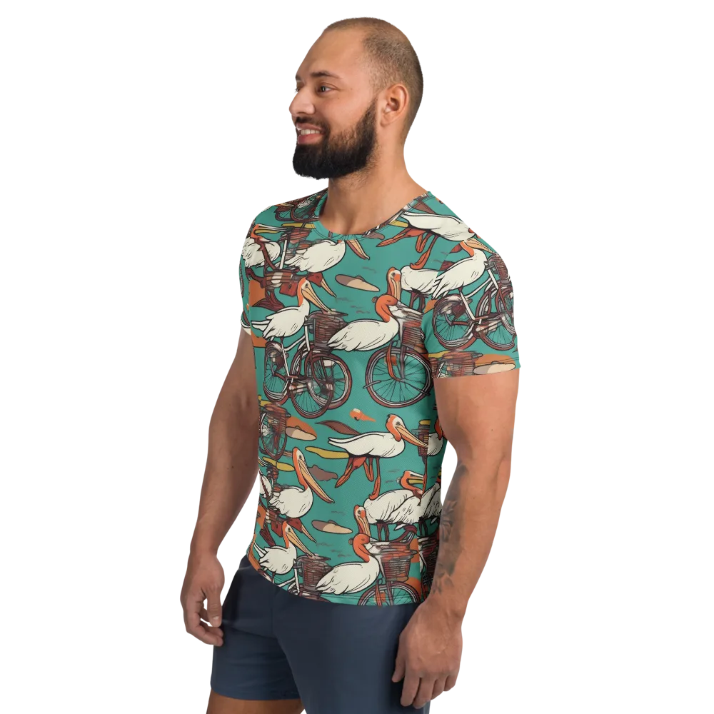 Tropicodrome on Men's Athletic T-Shirt — Left