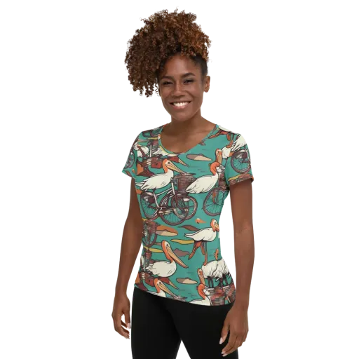 Tropicodrome on a Women's Athletic T-Shirt
