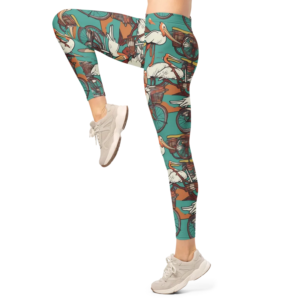 Tropicodrome on Leggings — Left