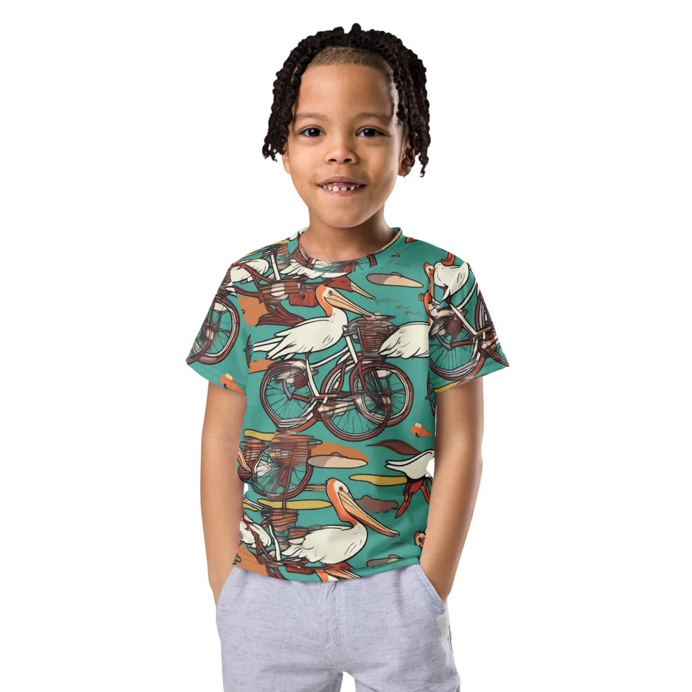 Tropicodrome on Kids Crew Neck T-Shirt — Front