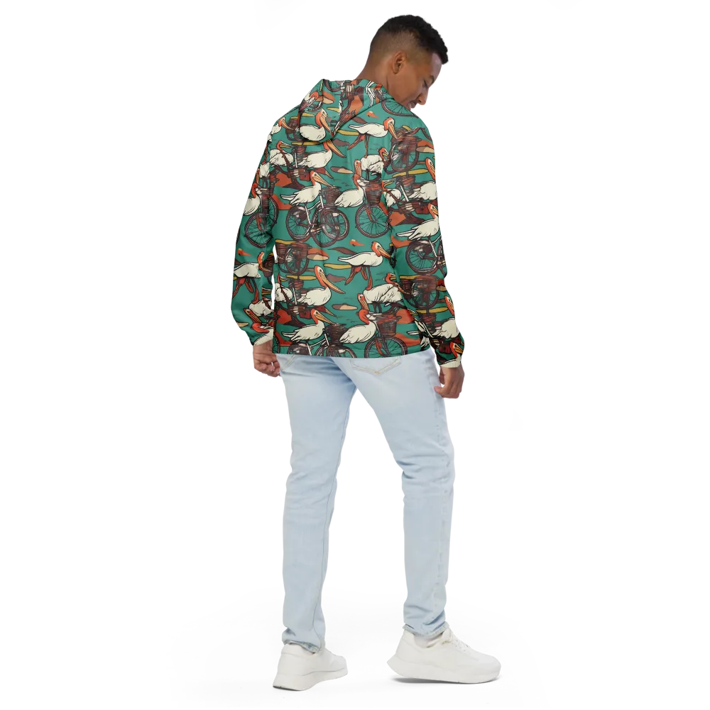 Tropicodrome on Men's Windbreaker — Back