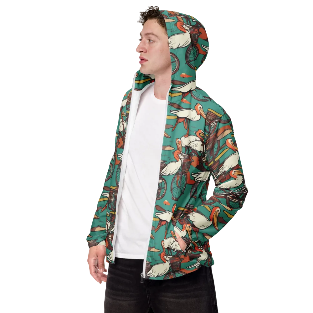 Tropicodrome on Men's Windbreaker — Left Front