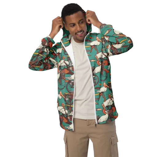 Tropicodrome on a Men's Windbreaker
