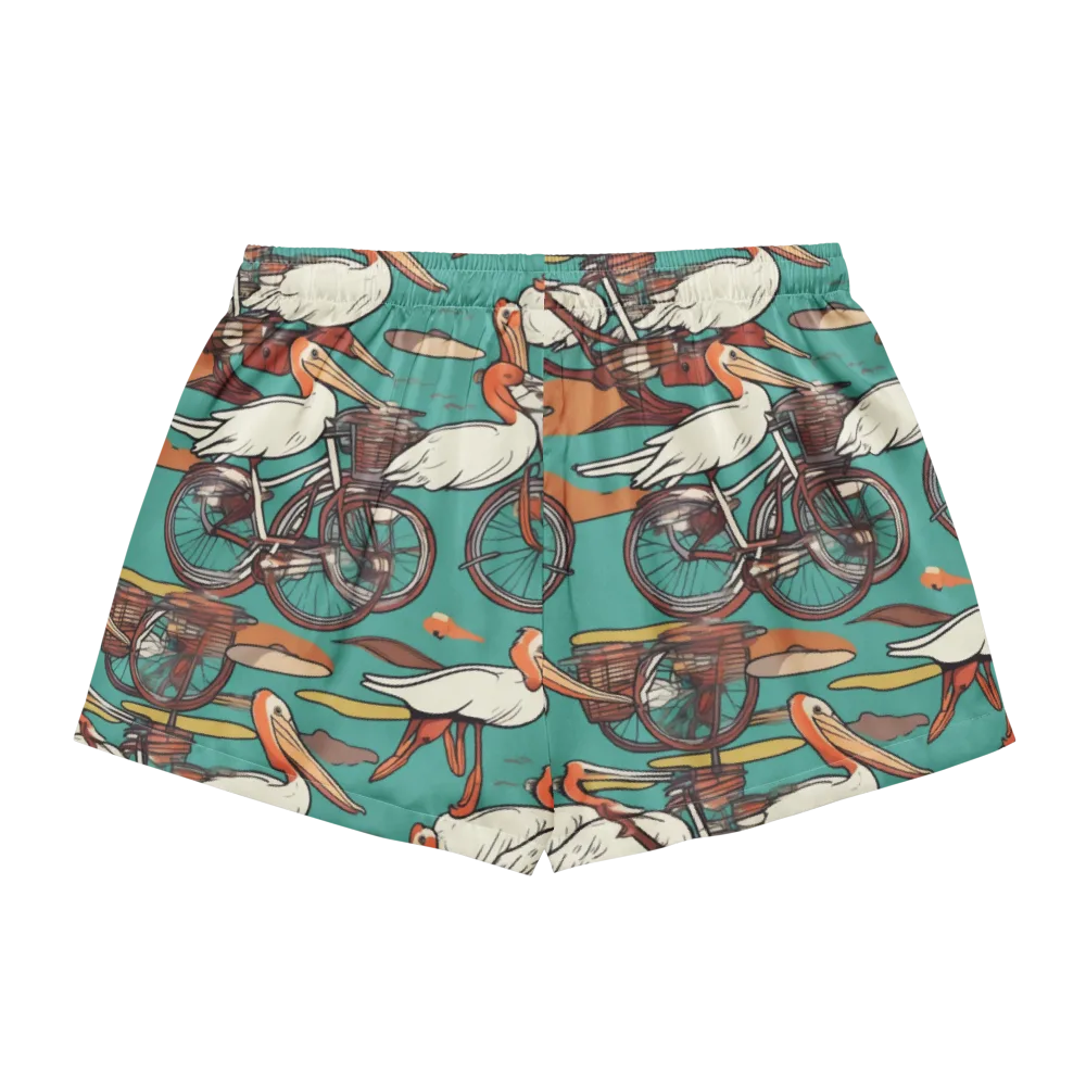 Tropicodrome on Women's Pajama Shorts — Back
