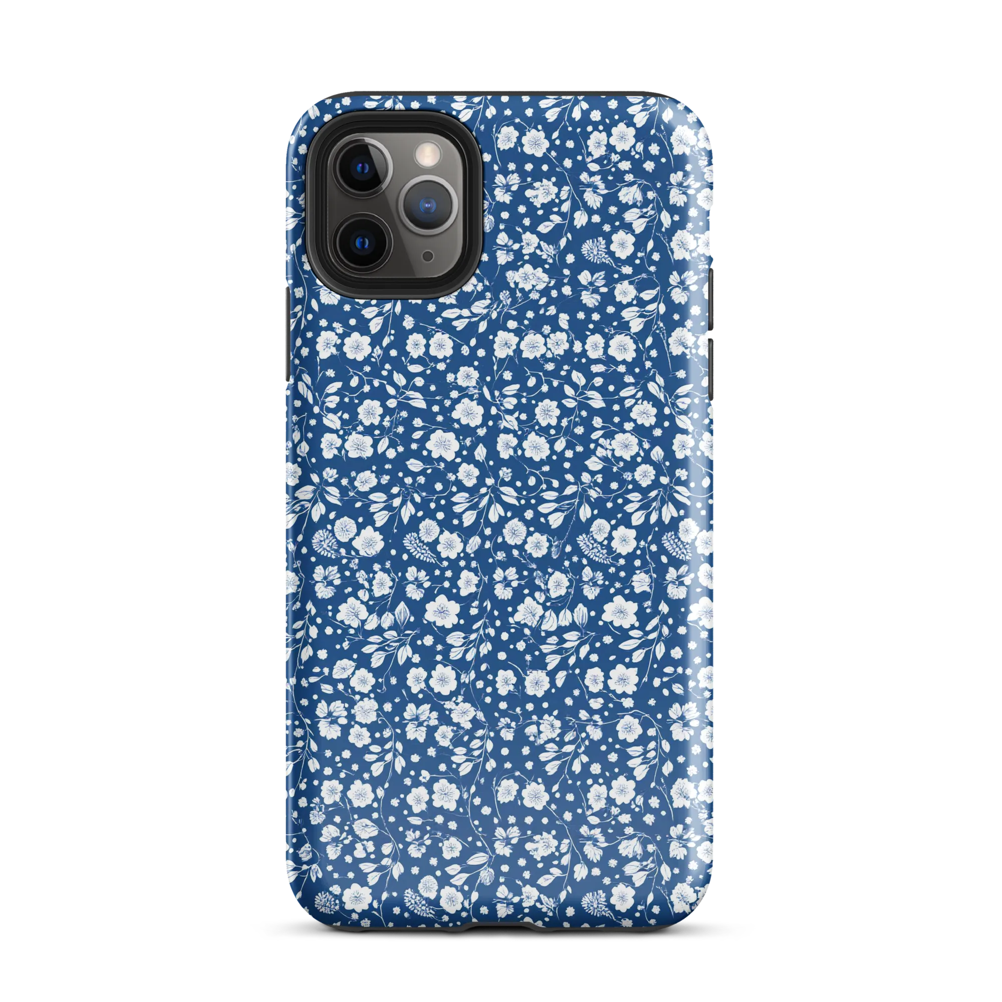 Cobalt Bloom on Tough Case for iPhone® — Front