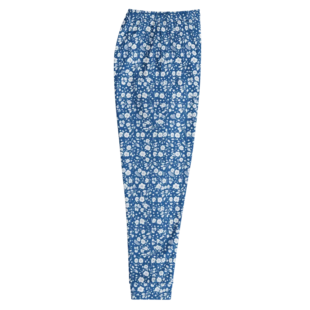 Cobalt Bloom on Men's Joggers — Right