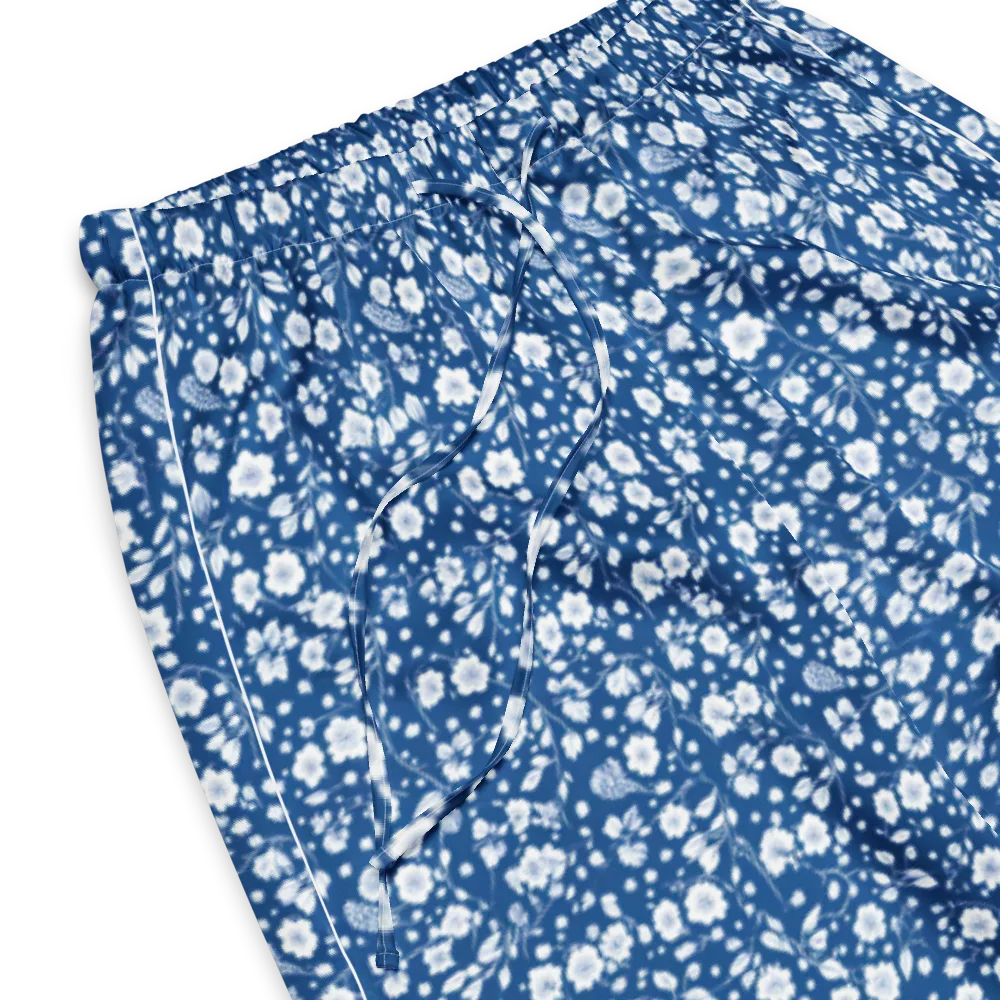 Cobalt Bloom on Women's Pajama Pants — Product details
