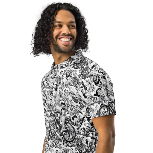 Pelican Velocity on a Men's Slim Fit Polo Shirt