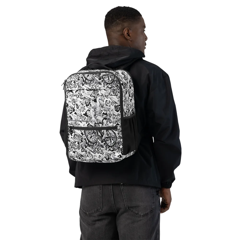 Pelican Velocity on Utility Backpack — Back