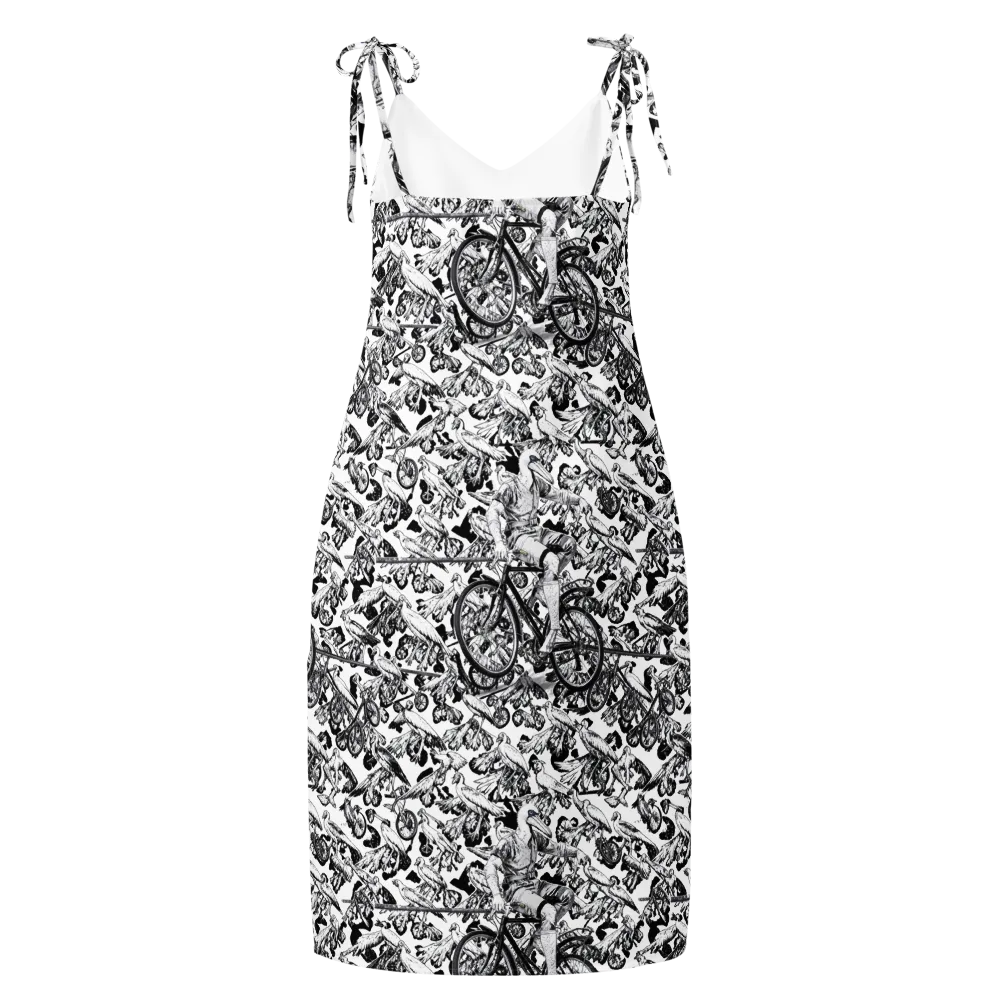 Pelican Velocity on Slip Dress — Back