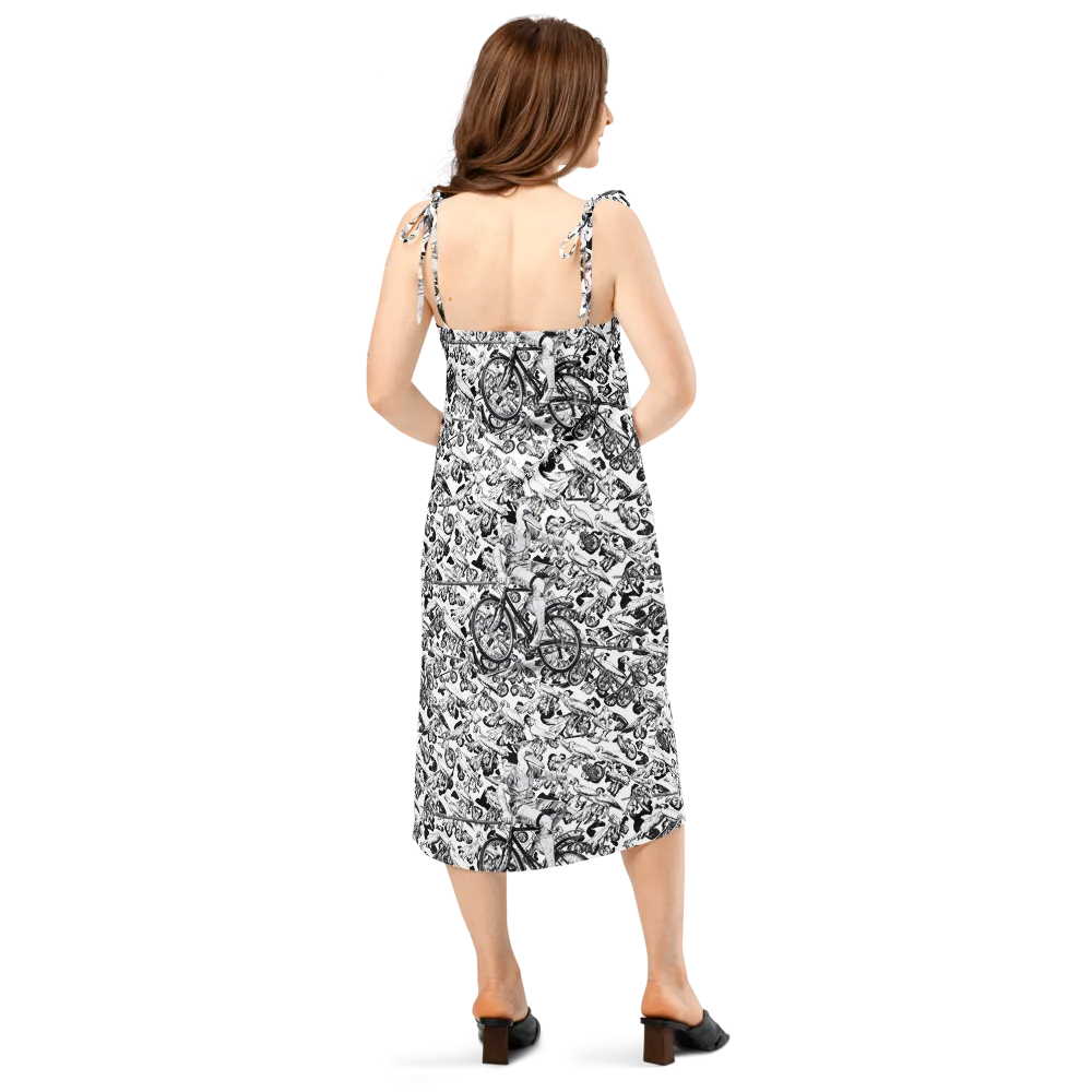 Pelican Velocity on Slip Dress — Back