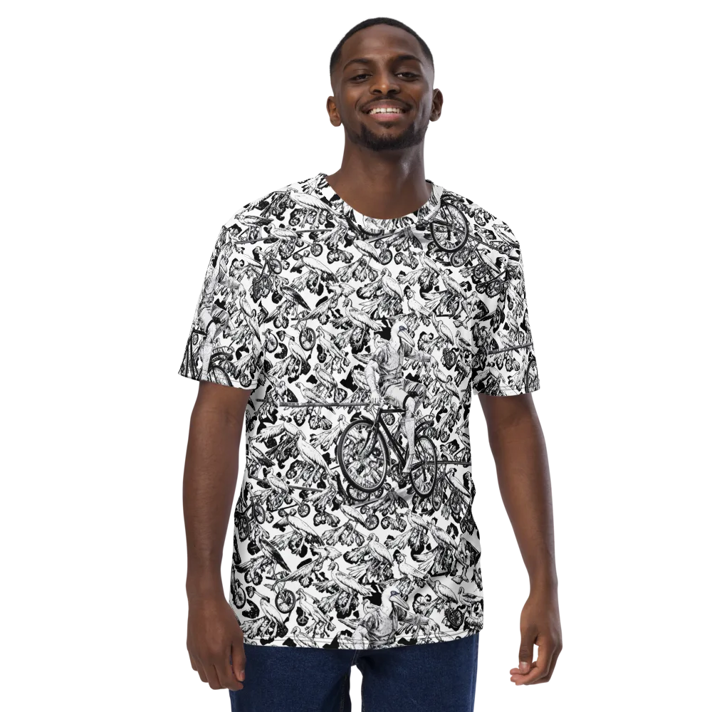 Pelican Velocity on Men's Crew Neck T-Shirt — Front