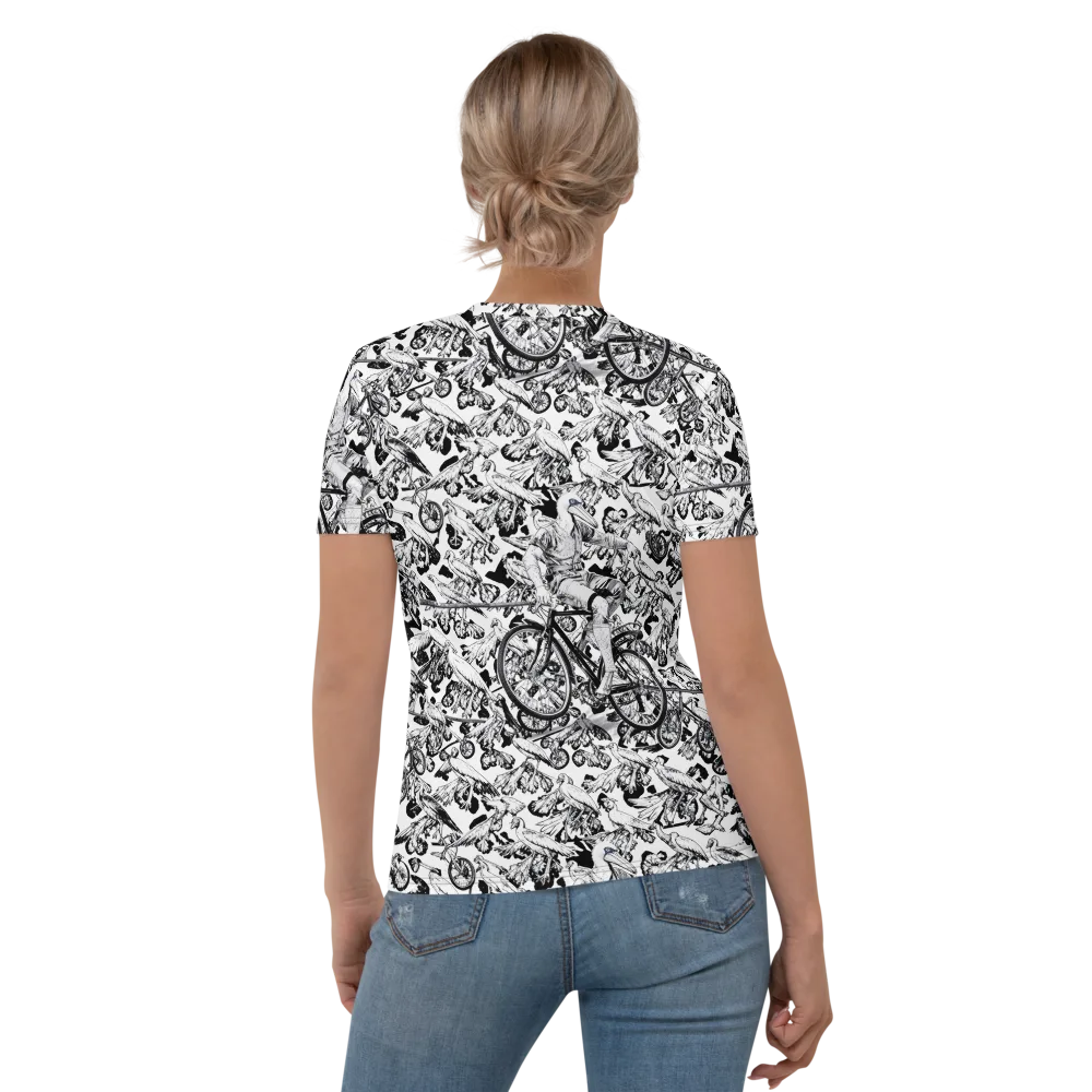 Pelican Velocity on Women's Crew Neck T-Shirt — Back