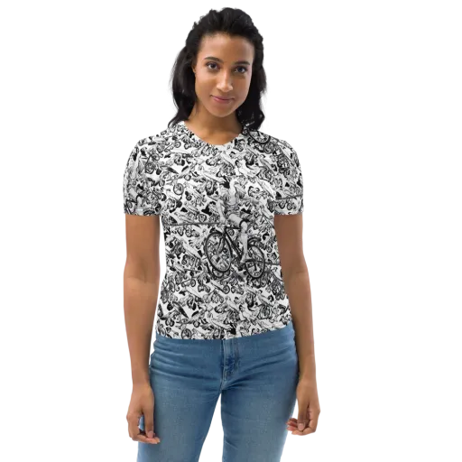 Pelican Velocity on a Women's Crew Neck T-Shirt